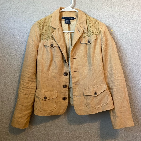 Ralph Lauren Tan Women's Jacket - Picture 1 of 8